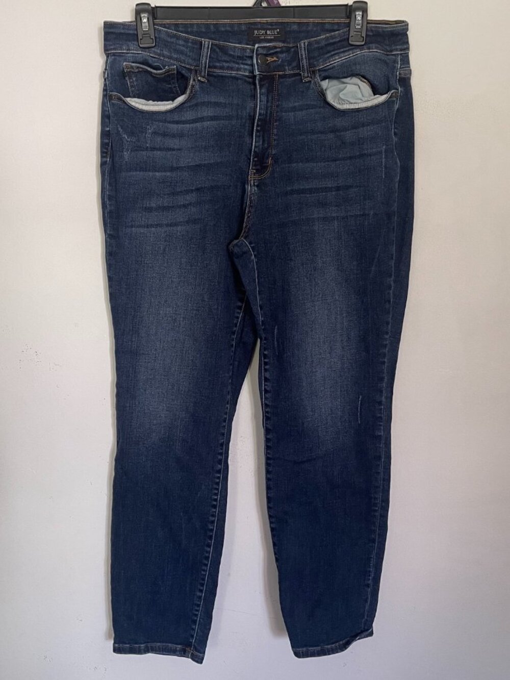 Judy Blue Women's Jeans Slim Fit 16W Dark Wash Stretch Comfort High Rise Z